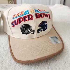 Super Bowl XXXIII (33) Snapback Baseball Hat Logo Athletic - Broncos vs. Falcons